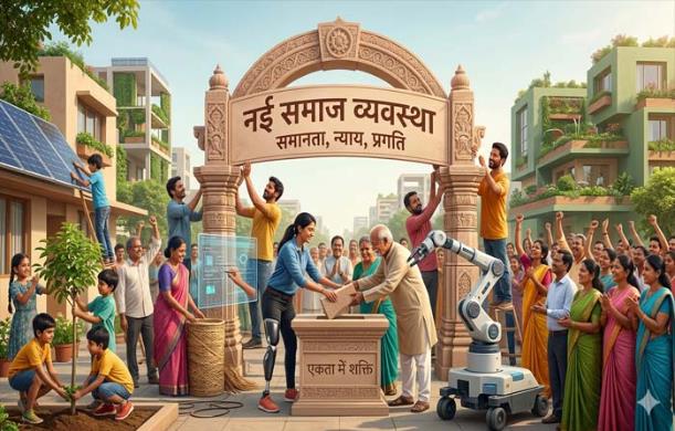नई समाज व्यवस्था: टैक्स समाप्ति और कृत्रिम ऊर्जा आधारित...