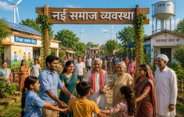 नई समाज व्यवस्था में असीम व्यक्तिगत स्वतंत्रता का सिद्ध...