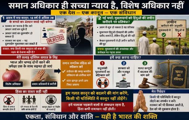 भारतीय मुसलमानों के लिए एक वैकल्पिक सुझाव