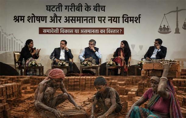 घटती गरीबी के बीच श्रम शोषण और असमानता पर नया विमर्श