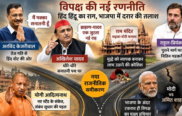 विपक्ष की नई राह: सनातन, सामाजिक समीकरण और भाजपा की चुन...