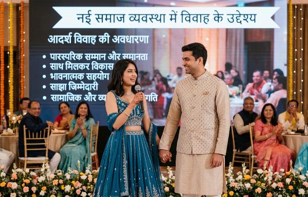नई समाज व्यवस्था में विवाह के उद्देश्य और आदर्श विवाह क...