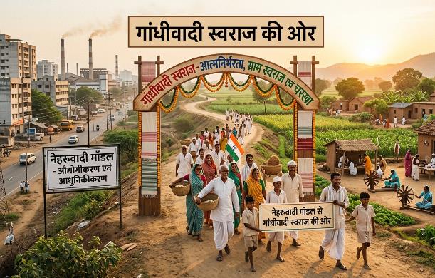 नेहरूवादी मॉडल से गांधीवादी स्वराज की ओर