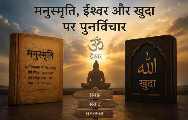 मनुस्मृति, ईश्वर और खुदा पर पुनर्विचार